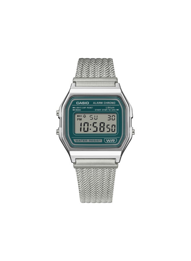 CASIO VINTAGE DIGITAL UNISEX WATCH A158WEM-3DF-36.8 × 33.2 × 8.5 mm - Image 2