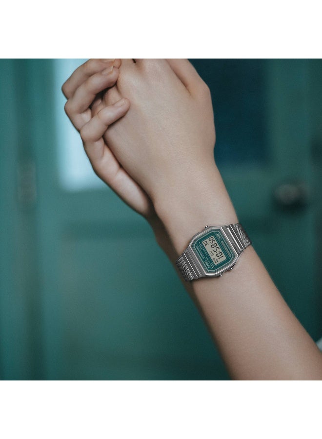 CASIO VINTAGE DIGITAL UNISEX WATCH A158WEM-3DF-36.8 × 33.2 × 8.5 mm - Image 3