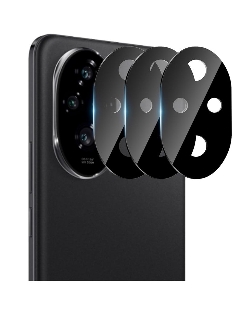 ماركة غير محددة - Camera Screen Protector Compatible with HONOR 200 5G Scratch Resistant High Hardness Easy Installation by (Black) - Image 1