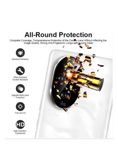 Generic Camera Screen Protector Compatible with HONOR 200 5G Scratch Resistant High Hardness Easy Installation by (Black)  - Image 2