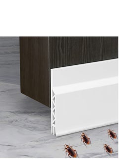 Door Draft Stopper for Bottom of Weather Stripping Seal Strip Interior Against Drafts Dust Noise Animals 1M