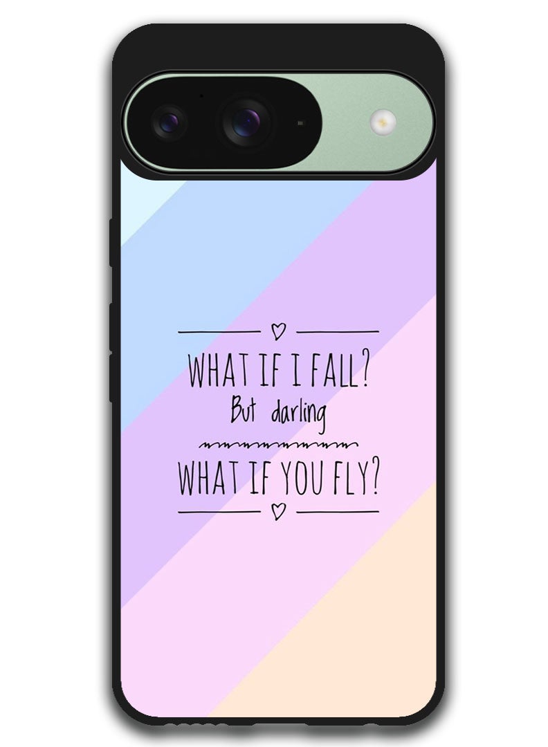 Theodor Protective Case Anti Scratch Shock Proof Bumper Cover For Google Pixel 9 What if you fly - Image 1