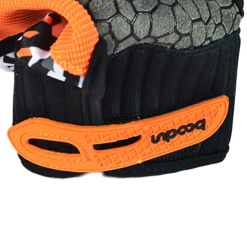 Mumian Professional Anti-Skid Bowling Gloves Comfortable Bowling Accessories Semi-Finger Instruments Sports Gloves Mittens for Bowling (Green, L) - Image 3