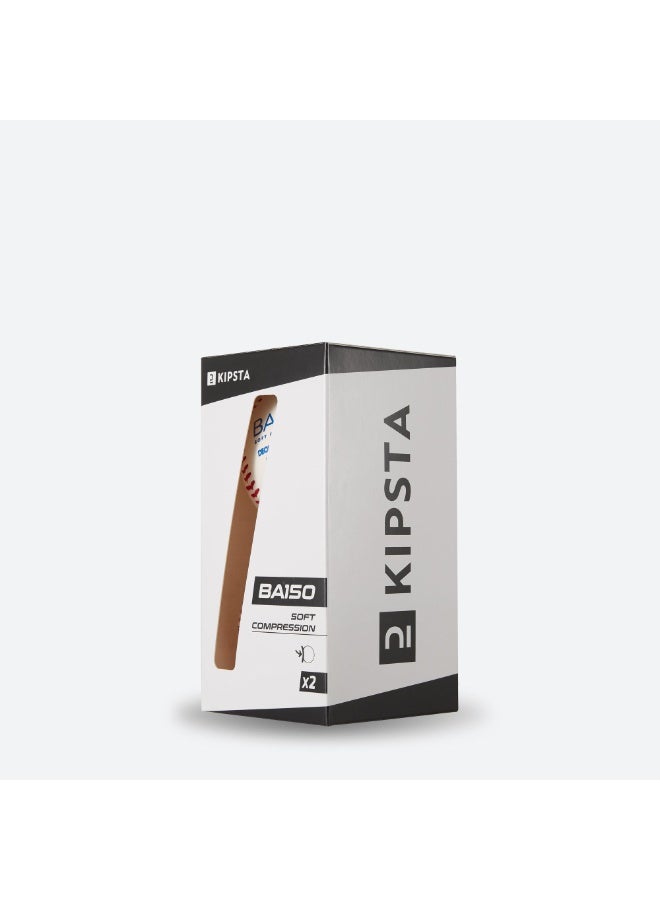 KIPSTA كرة بيسبول كيبستا للسلامة BA150 عبوة 2 - Image 3