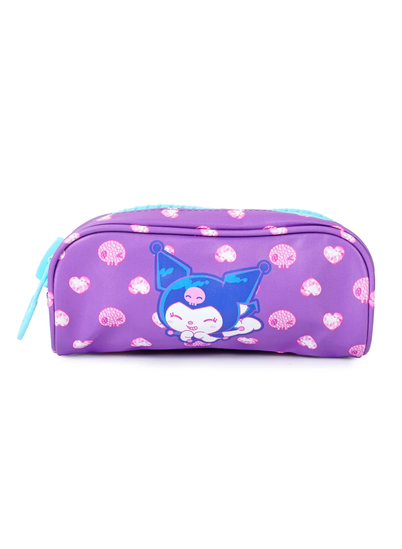 Sanrio Sanrio - Kuromi Over Size Zipper Stationary Case - Purple