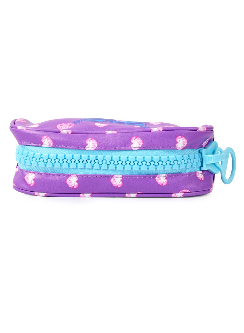 سانريو - حافظة قرطاسية بسحاب مقاس كبير كورومي - بنفسجي - Image 3