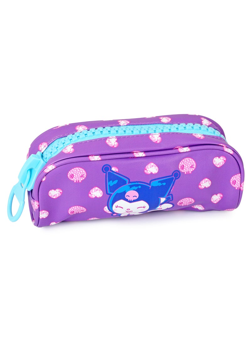 سانريو - حافظة قرطاسية بسحاب مقاس كبير كورومي - بنفسجي - Image 2