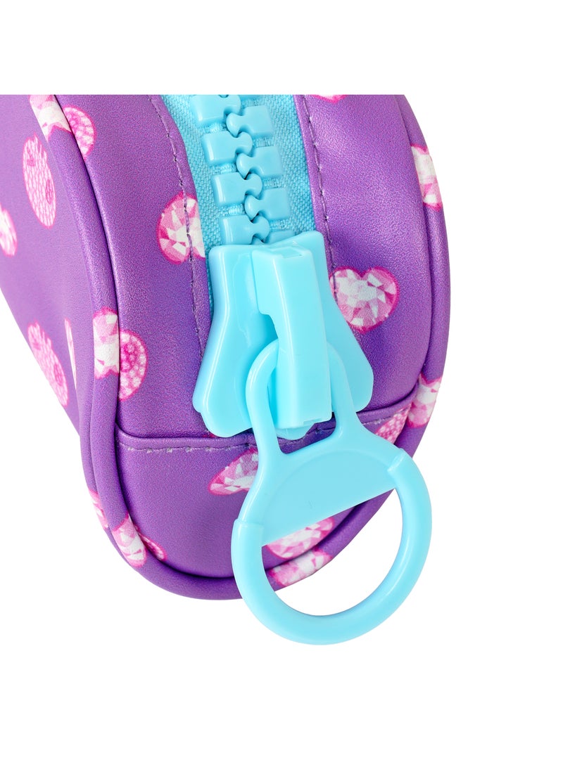 سانريو - حافظة قرطاسية بسحاب مقاس كبير كورومي - بنفسجي - Image 4