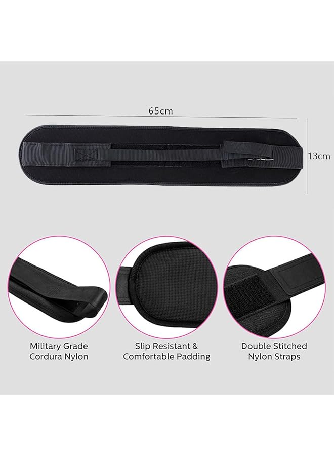 Goodern Hip Thrust Belt Comfortable Exercise Hip Push Band for Dumbbells Kettlebells Adjustable Glute Trainer with Extra Padding Enhanced Safety for Effective Glute Workouts at Home or Gym  - Image 4