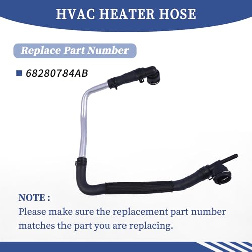 Getfarway خرطوم سخان HVAC Getfarway 68280784AB متوافق مع جيب رانجلر 2.0L 2018 2019 2020 2021 - Image 4