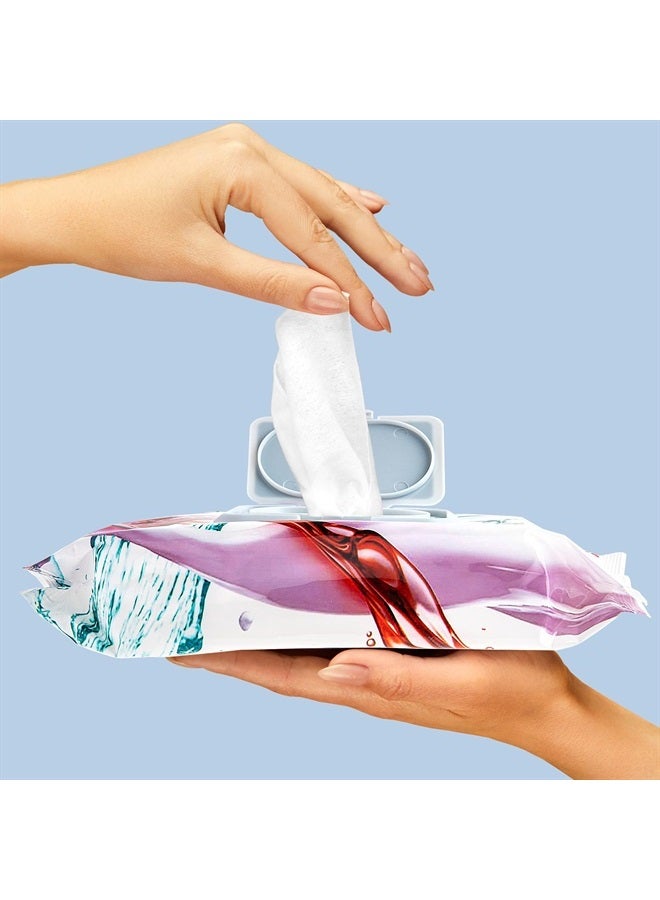 Body Prescriptions Face Wipes | Retinol Facial Cleansing and Gentle Make Up Remover Wipes - 3 Pack (50 Count Each) | Body Prescriptions - Image 1