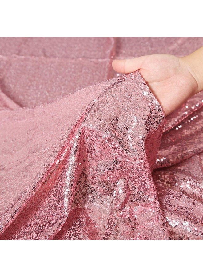 Poise3EHome Fuchsia Pink Sequin Backdrop Curtains, 4 Panels Sequin Backdrop, 2FTx8FT Sequin Curtains for Party Wedding Sequence Backdrop(Fuchsia Pink, 4 pcs-2ftx8ft) - Image 5