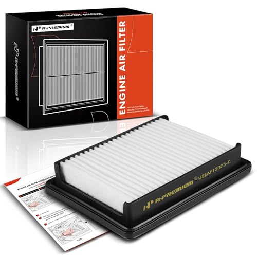 A-Premium Engine Air Filter Compatible with Chevrolet Spark 2016 2017 2018 2019 2020 2021 2022, 1.4L, Replace# 95238310 - Image 1