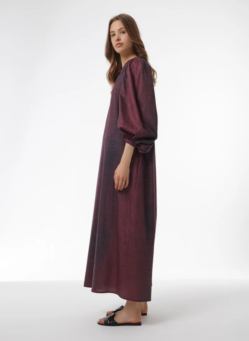 ليم قفطان بأكمام بالون