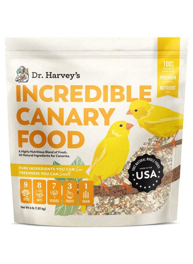 دي آر. هارفي مزيج دكتور هارفي المذهل للكناري، طعام طبيعي للكناري (4 أرطال) - Image 1