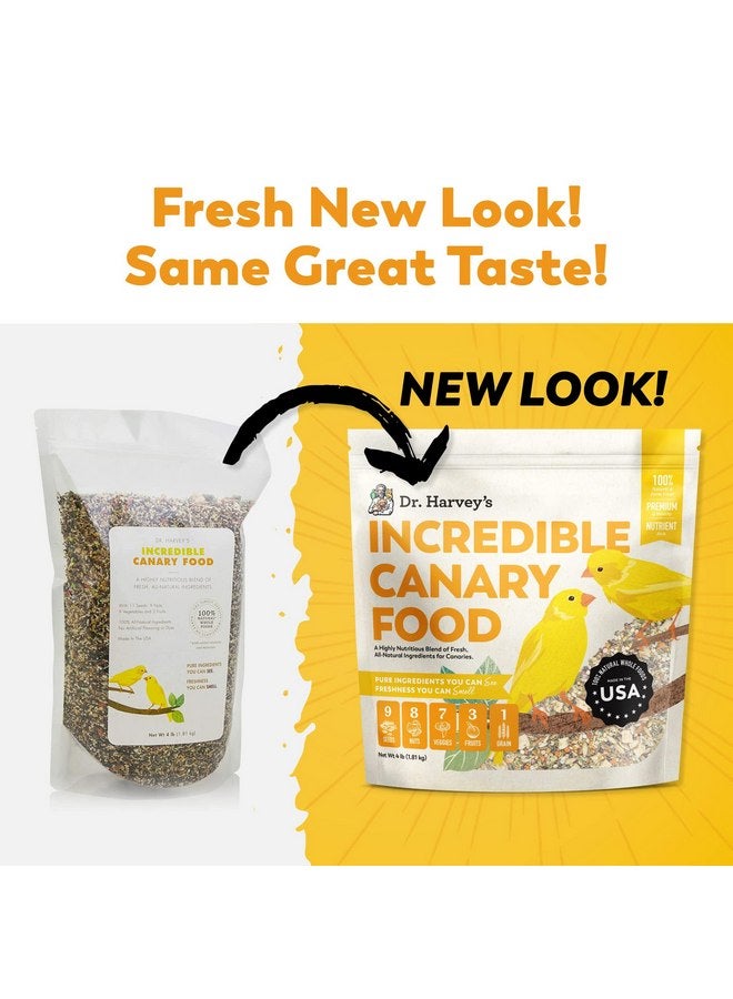 دي آر. هارفي مزيج دكتور هارفي المذهل للكناري، طعام طبيعي للكناري (4 أرطال) - Image 2