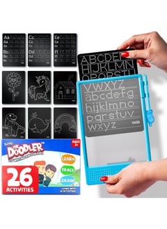 Doodle Board + 26 Unique Templates - Draw, Color & Write With Insertable Tracing Templates - Learn To Write Letters & Numbers - Creative Fun - Kids Drawing Tablet For Kids - Kids Drawing Board - pzsku/Z089FF5517846F5F38CE3Z/45/_/1732787394/21efc4d2-3380-4b32-af5b-96410322dc8a