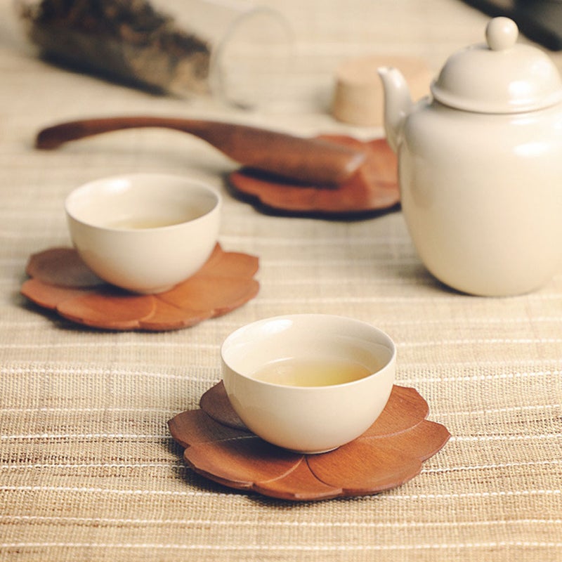 1pc Cartoon Flower Shaped Tableware Table Mat Drink - Image 3