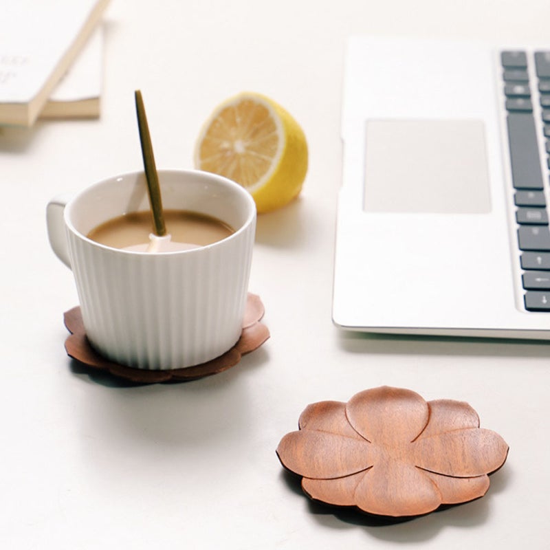 1pc Cartoon Flower Shaped Tableware Table Mat Drink - Image 5