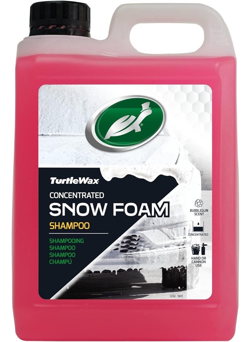 TurtleWax Concentrated Snow Foam Shampoo High-Suds pH-Balanced Car Wash Soap Designed for Professional Results with Foam Cannons and Hand Washing. - Image 2