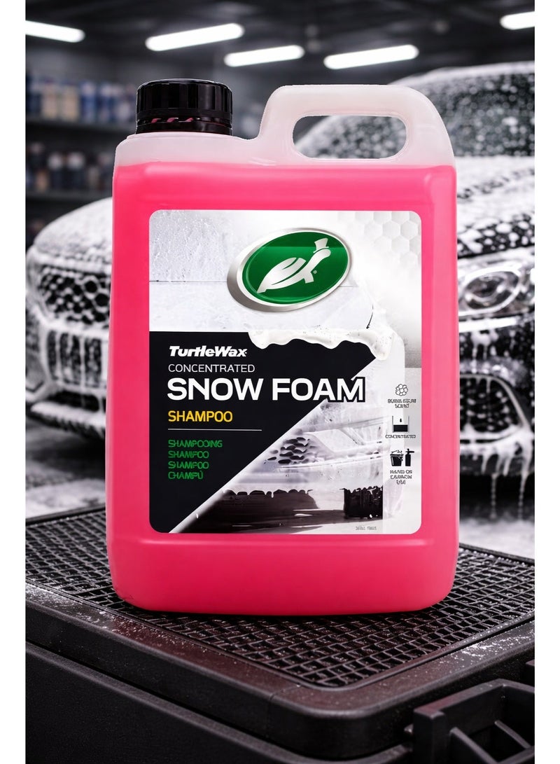 TurtleWax Concentrated Snow Foam Shampoo High-Suds pH-Balanced Car Wash Soap Designed for Professional Results with Foam Cannons and Hand Washing. - Image 1