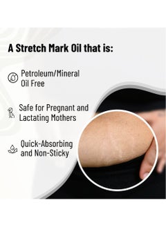 Chemist at Play Chemist at Play Stretch Mark Scar Fading Oil Enriched with 10 Natural Oils Like Almond Rosemary Rosehip Oils More Vitamin C E  - Image 2