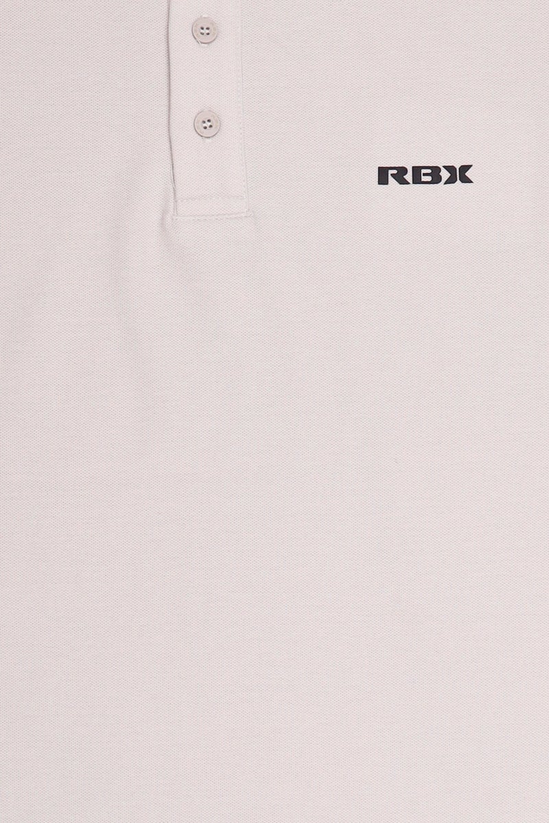 RBX Men Sportswear Fit Short Sleeve Outdoor Polo Shirt, Light Grey - Image 5