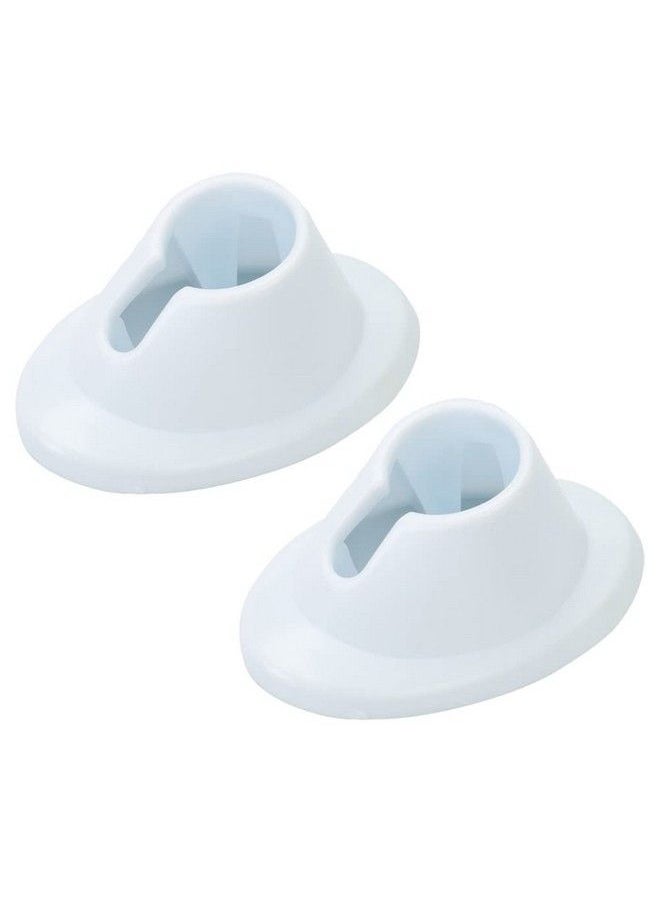 lasenersm 2 Pieces Nail Polish Stand Nail Polish Bottle Stand Nail Polish Bottle Holder Nail Art Display Manicure Tools For Nail Organizer Display White  - Image 2
