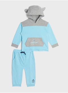 Kids Colour Block Hoodie