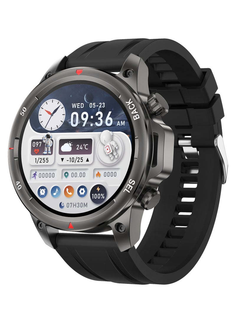 RollsTimi  Smart Call Sports Watch ‌153" HD Screen Multi - Dimensional Health Monitoring IP67 Waterproof 410mAh Battery(Black) - Image 1