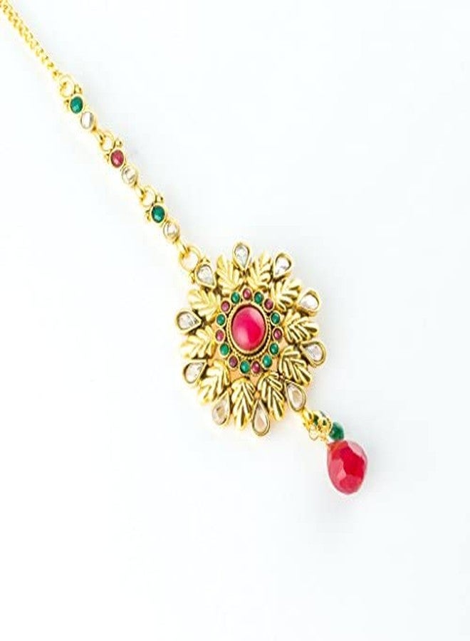 Vama Fashions Borla Mang teeka tika Maangtika Maang Tikka for Girls Latest