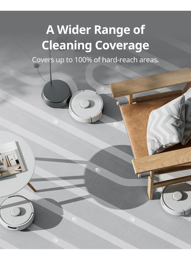 SwitchBot K10+ Pro Robot Vacuum Self Emptying for 90 Days Hands-Free, Super Quiet Mini Robotic Vacuum Cleaner with High Suction Power - Image 2