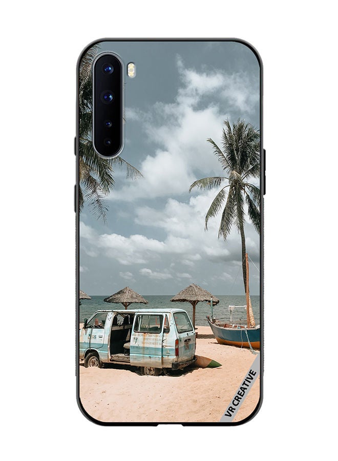 VR CREATIVE Protective Case Cover For OnePlus Nord Moody Summer Day Design Multicolour - Image 1