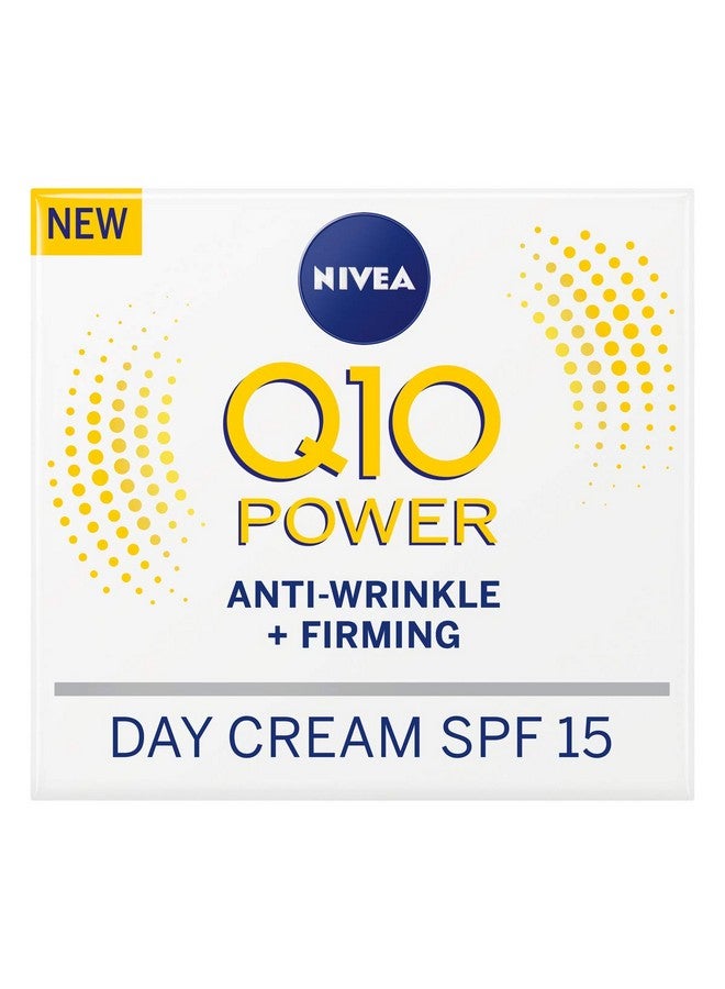 Nivea Nivea Q10 Plus Spf 15 Anti-Wrinkle Face Day Cream, 50 Ml, Pack Of 3 - Image 1