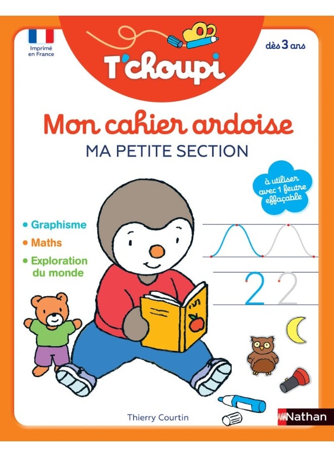 NATHAN T'choupi Mon cahier ardoise - Ma petite section  - Image 1