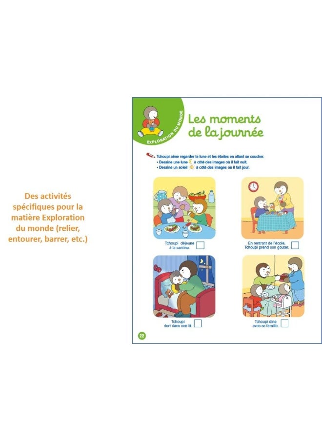 NATHAN T'choupi Mon cahier ardoise - Ma petite section  - Image 2