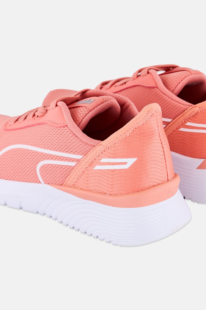 PUMA Women Remedie Lace Up Training Shoes, Coral - Image 3