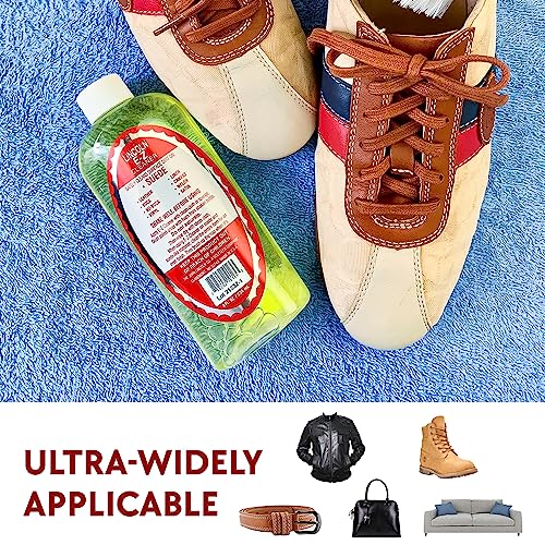 Lincoln E-Z Cleaner All-Purpose Car Interior Cleaner, Stain Remover, for Leather, Canvas, Fabric, Nylon, Handbags, Shoes, Steering wheels, 8oz, Made in USA (Pack of 2) - Image 3
