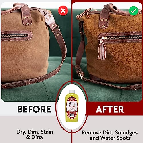 Lincoln E-Z Cleaner All-Purpose Car Interior Cleaner, Stain Remover, for Leather, Canvas, Fabric, Nylon, Handbags, Shoes, Steering wheels, 8oz, Made in USA (Pack of 2) - Image 4