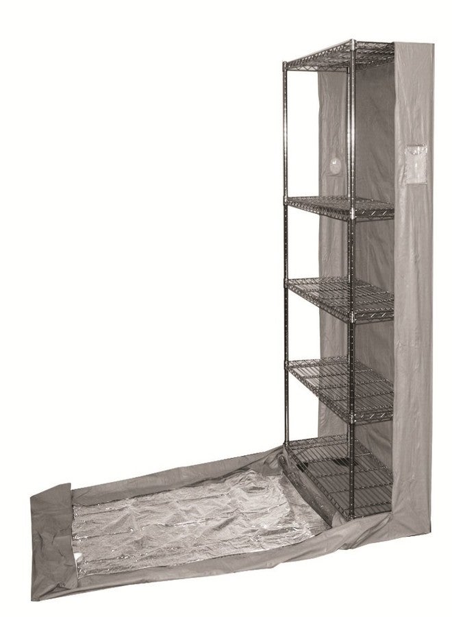 Jokari 74x48x18 Inch Storage Shelf Enclosure, Durable Wire Shelving Cover, Best Protection for Shelves, Keeps Out Dust, Dirt, Insects and Moisture, Keeps Your Items Guarded from External Elements - Image 2