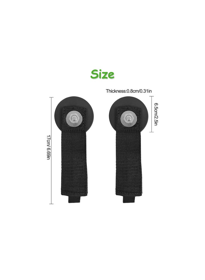 خطاطيف مغناطيسية قوية، 4 قطع 50 رطلاً، مع طلاء مطاطي، مريحة للتعليق والتنظيم، تنظيم الأدوات للمرآب، الحديقة، المنزل، الحبال، التعليق، مغناطيسية للاستخدام الداخلي والخارجي - Image 3