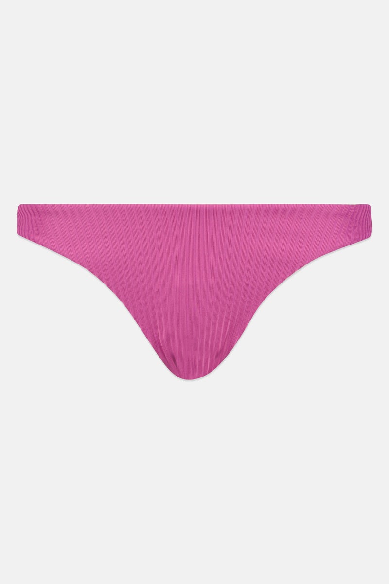 Pull & Bear Pacific Republic x Pull And Bear Women Ribbed Bikini Bottom, Purple - Image 2