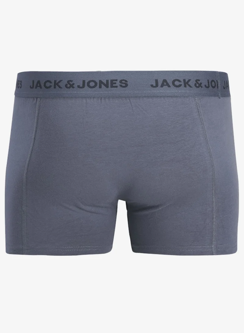 جاك وجونز جونيور Kids 3 Pack Jacjeremiah Solid Trunks
