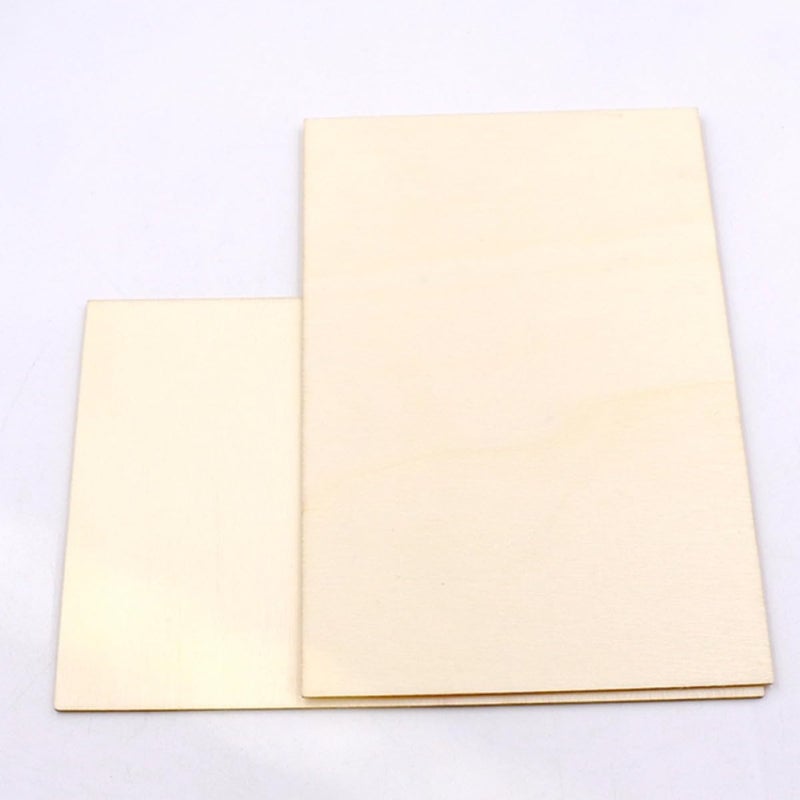 FRCOLOR 6pcs Rectangle Wooden Slices 20x30cm 2mm Thick DIY Wood Chips Unfinished Wood Pieces for Painting and Crafting Art Projects - Image 4