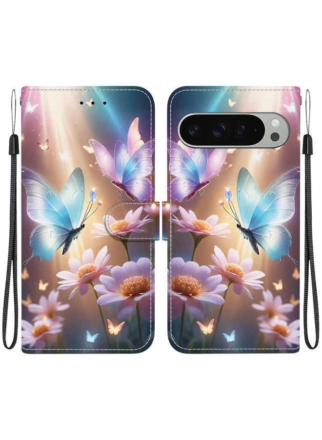 S-TOP Case For Google Pixel 9 / 9 Pro Crystal Texture Colored Drawing Leather Phone Case - Image 1