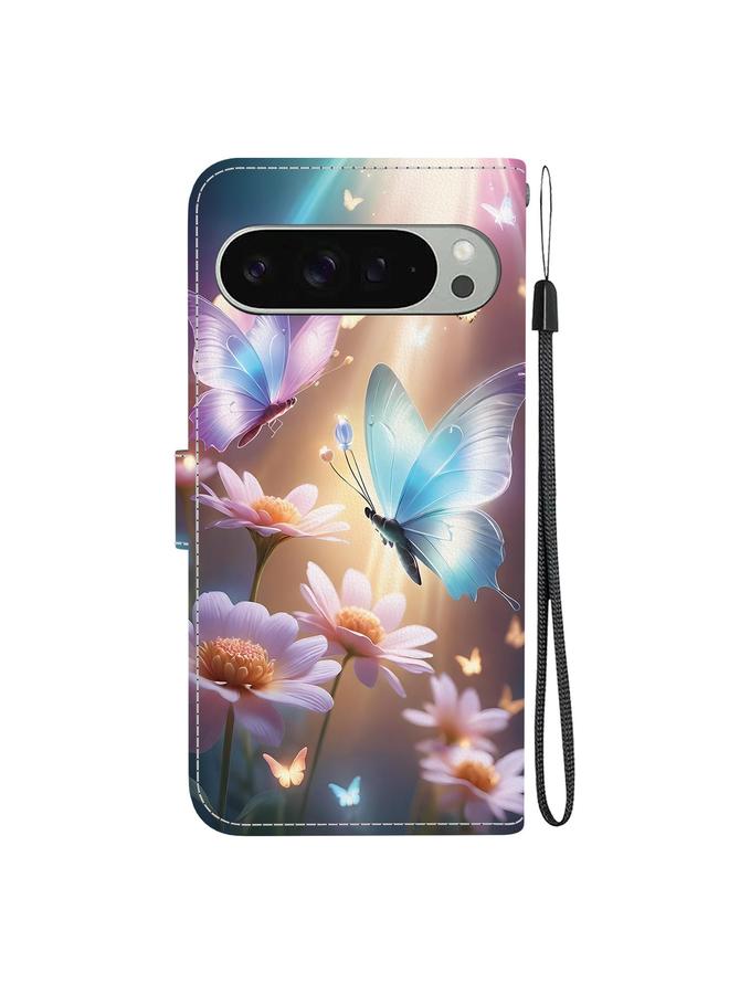 S-TOP Case For Google Pixel 9 / 9 Pro Crystal Texture Colored Drawing Leather Phone Case - Image 3