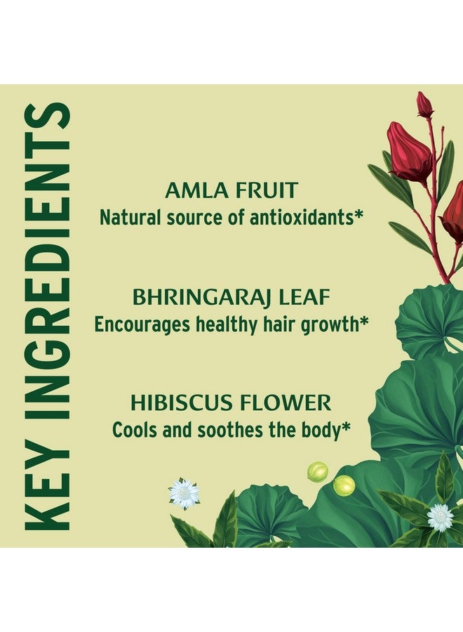 Banyan Botanicals Banyan Botanicals Healthy Hair Tablets - Organic Hair Supplement with Amla & Bhringaraj - Ayurvedic Hair Care for Healthy, Thick & Lustrous Hair* - 90 Tablets - Non GMO Sustainably Sourced Vegan  - Image 4
