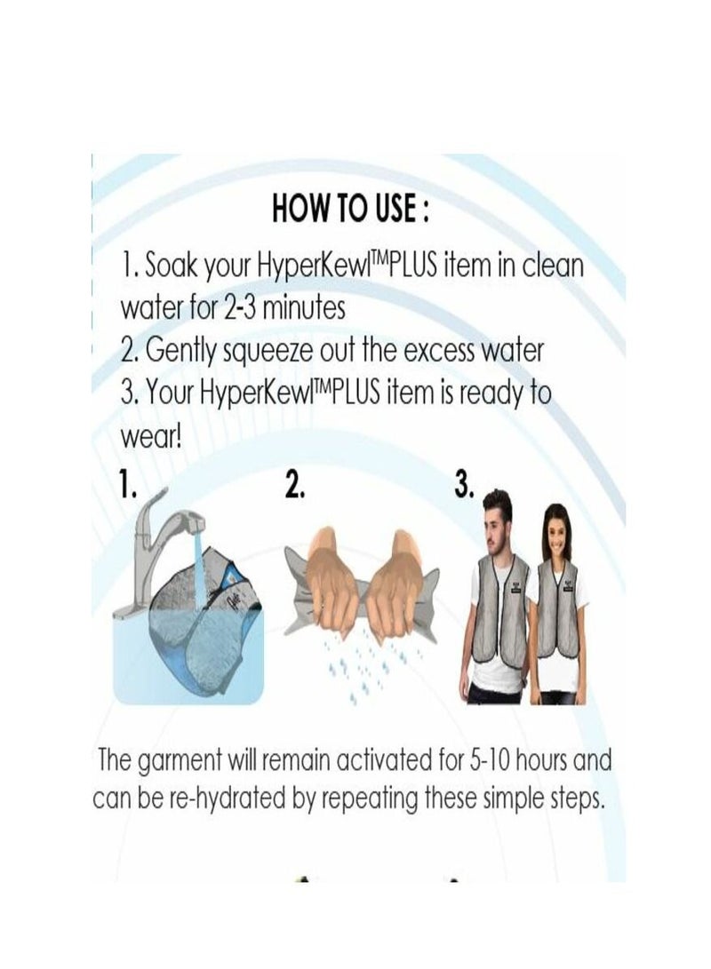 Occunomix Hpk-902 hyperkewl plus evaporative cooling overhead vest - Image 2