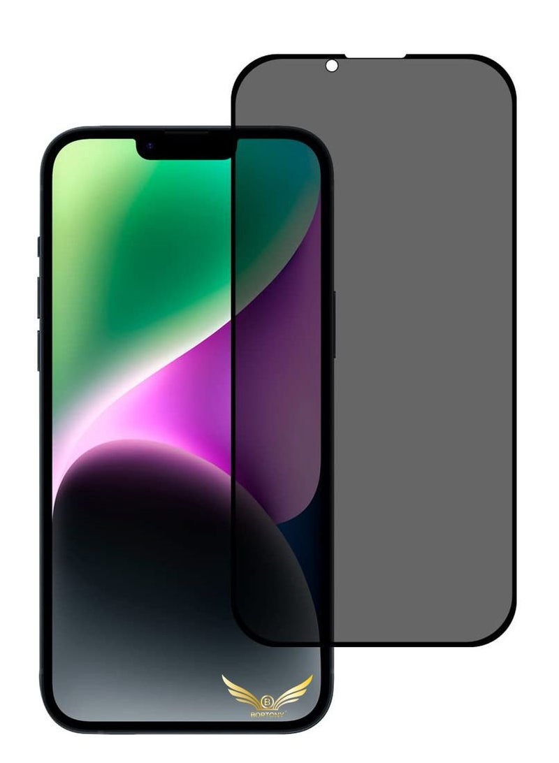 BORTONY iPhone 14 Plus/13 Pro Max Privacy Full Coverage Screen Protector Anti-Spy Tempered Glass Film Edge to Edge Protection Case Friendly for Apple iPhone 14 Plus/13 Pro Max 6.7-Inch - Image 1