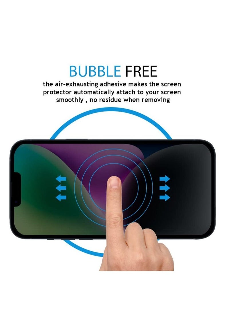 BORTONY iPhone 14 Plus/13 Pro Max Privacy Full Coverage Screen Protector Anti-Spy Tempered Glass Film Edge to Edge Protection Case Friendly for Apple iPhone 14 Plus/13 Pro Max 6.7-Inch - Image 5